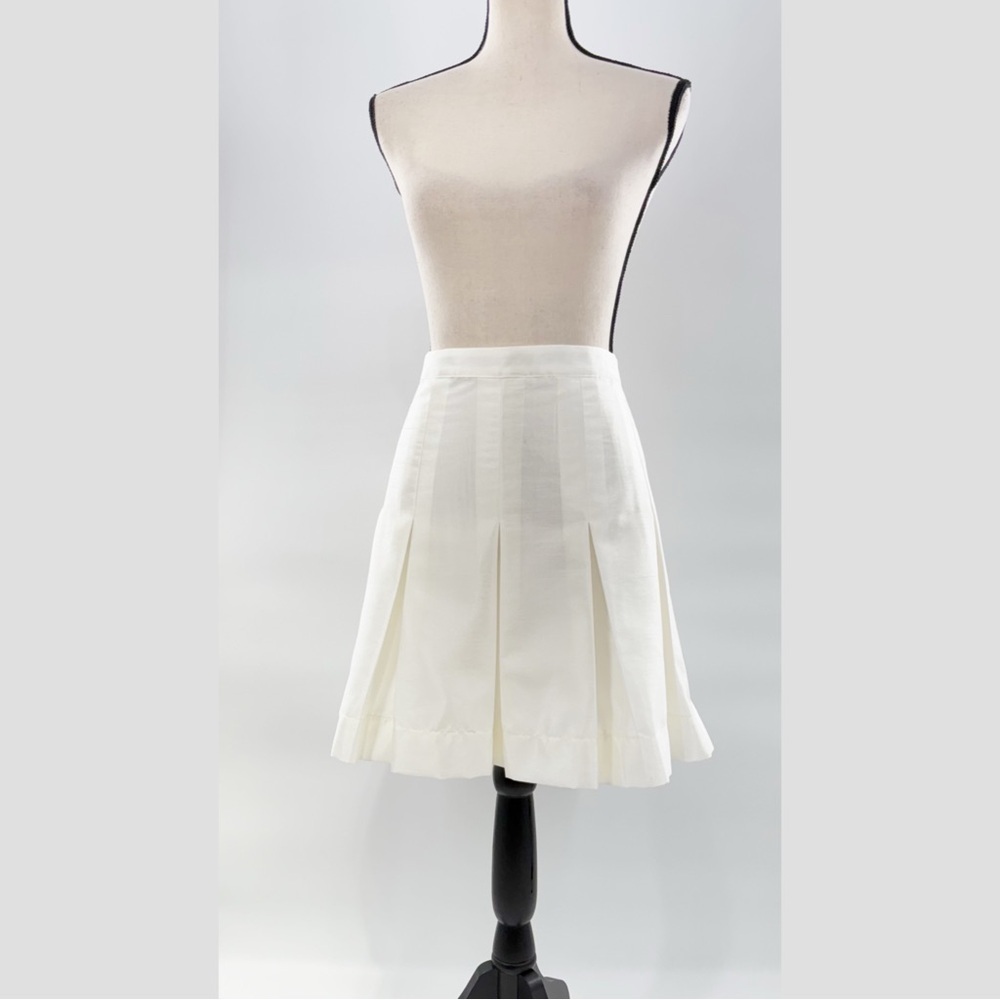 Maeve White Pleated Skirt Size 10 NWT Anthropologie - Picture 14 of 14